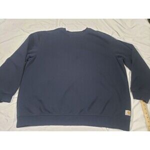 Carhartt Sweatshirt Men 3XL Original Navy Blue Crewneck Pullover Heavy Workwear